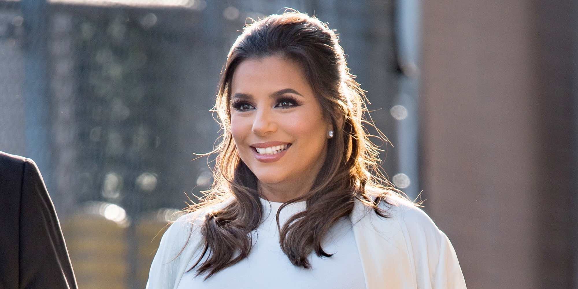 Eva Longoria vuelve al trabajo con su hijo Santiago Enrique como asistente de dirección