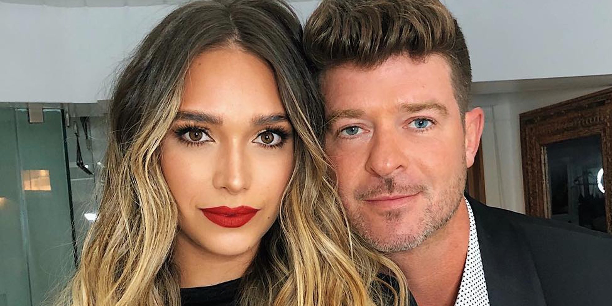 Robin Thicke y su novia April Love Geary esperan su segundo hijo 6 meses después del nacimiento de Mia