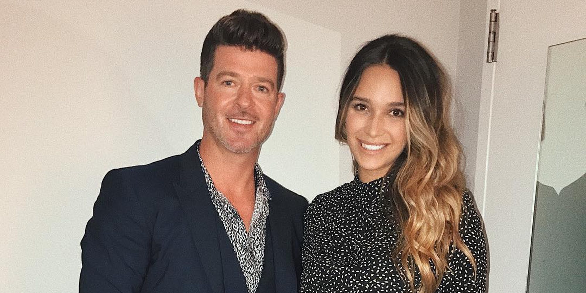 La novia de Robin Thicke, April Love Geary, desvela que sufrió un aborto antes de tener a su primera hija