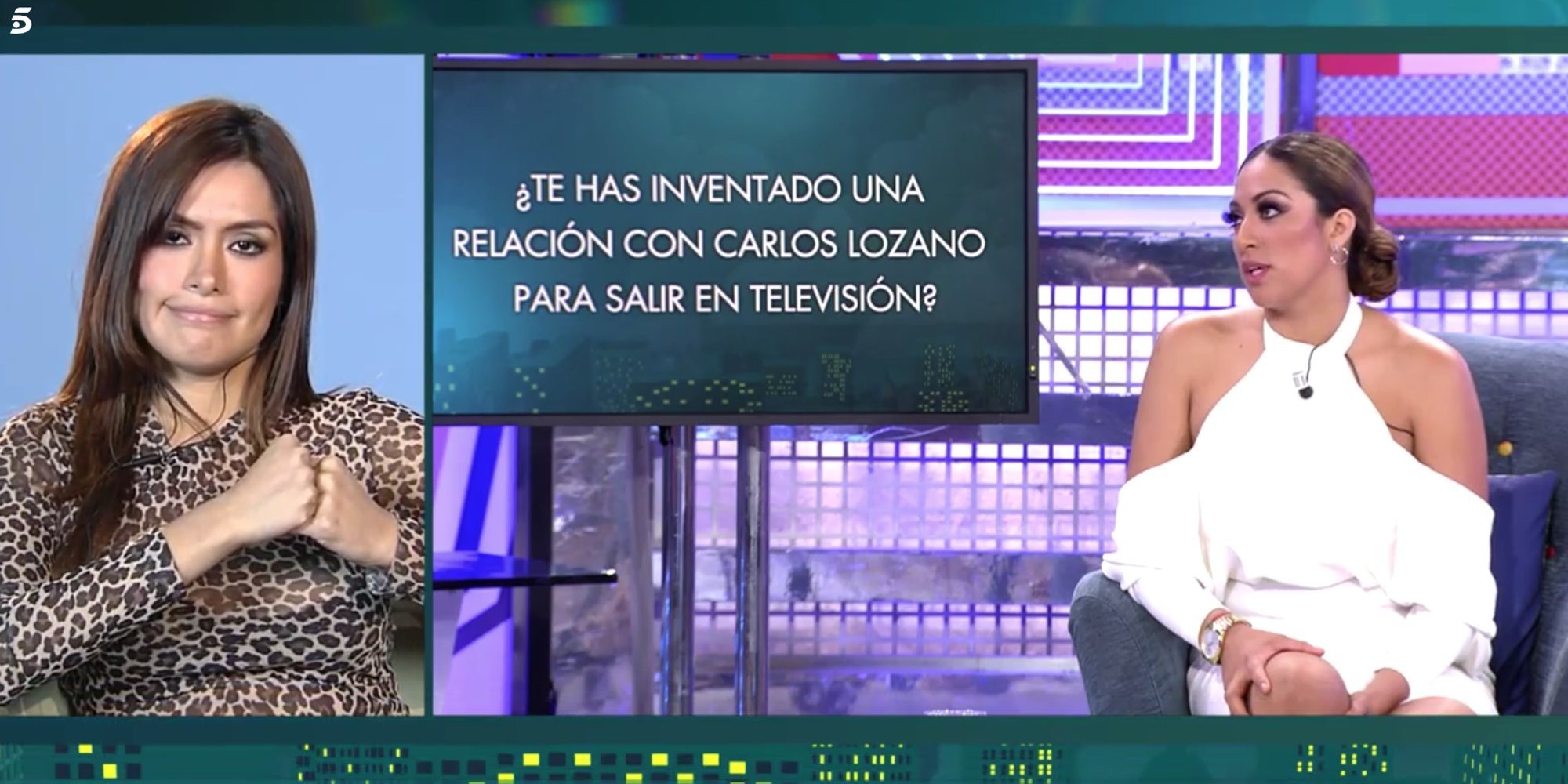 Evelyn Cisneros confirma que se ha inventado la relación con Carlos Lozano para salir en televisión