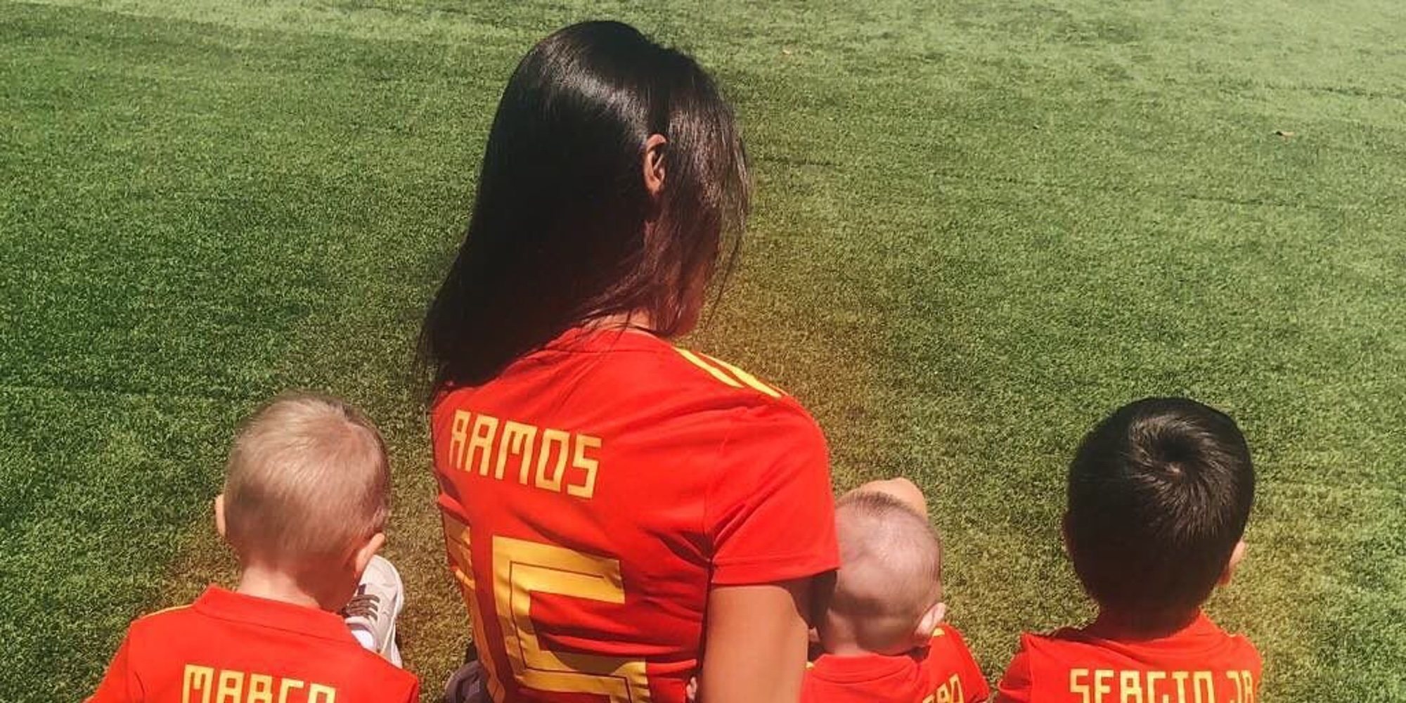 Pilar Rubio disfruta de una noche de autocine con sus hijos Marco y Sergio Junior