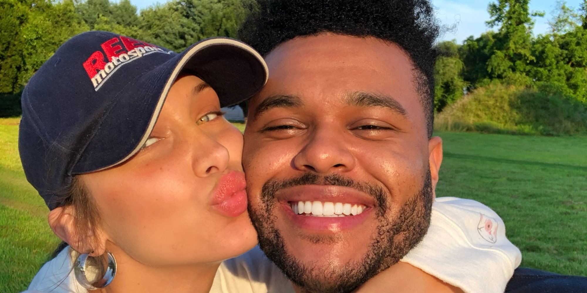 The Weeknd se pone romántico con su 'ángel' Bella Hadid