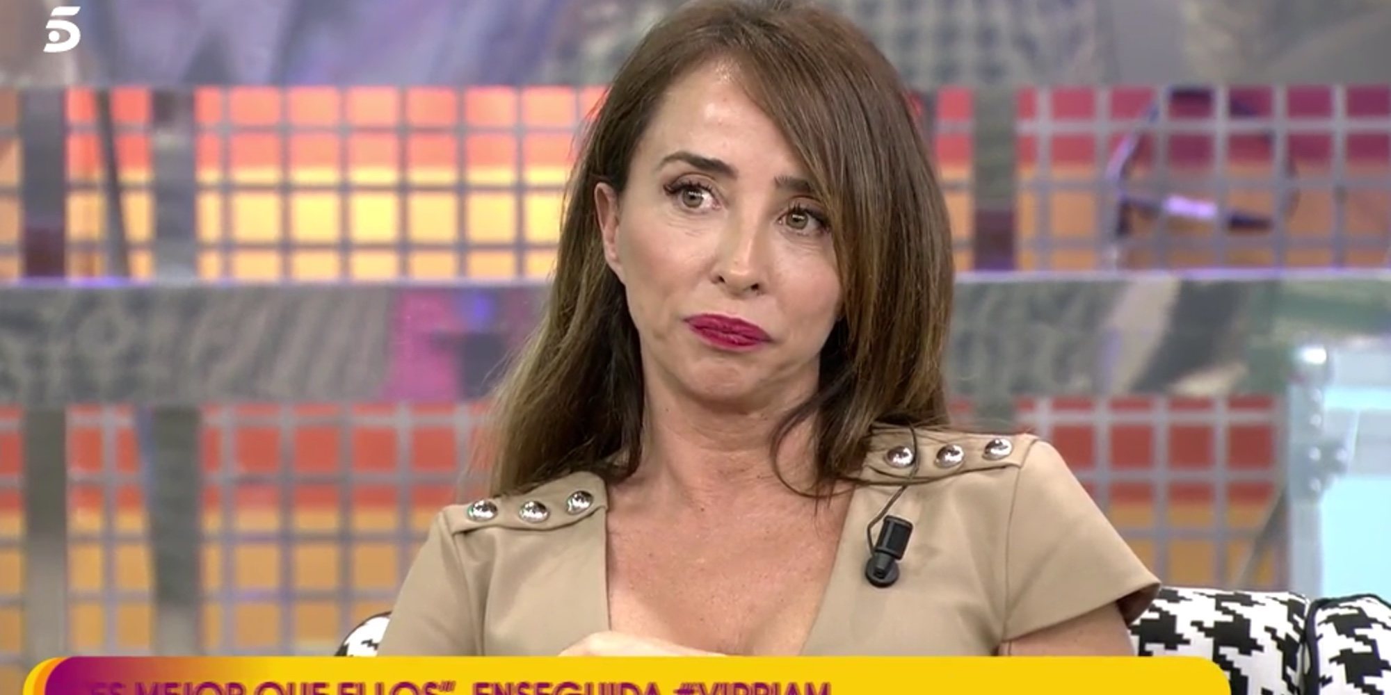 El enorme enfado de María Patiño con el realizador de 'Sálvame': "Hay alguien que me quiere destruir"