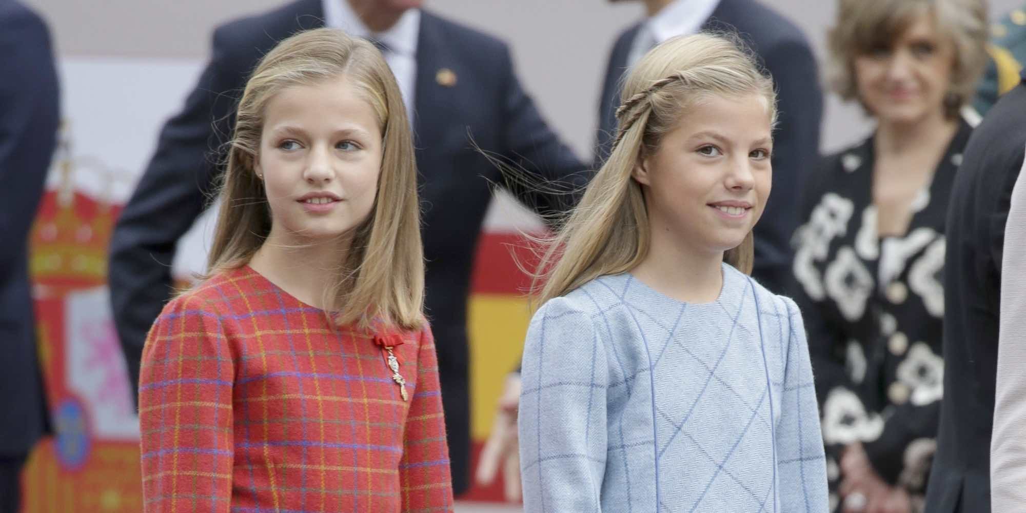 La Princesa Leonor, la protagonista del Día de la Hispanidad 2018 al lucir por primera vez el Toisón de Oro