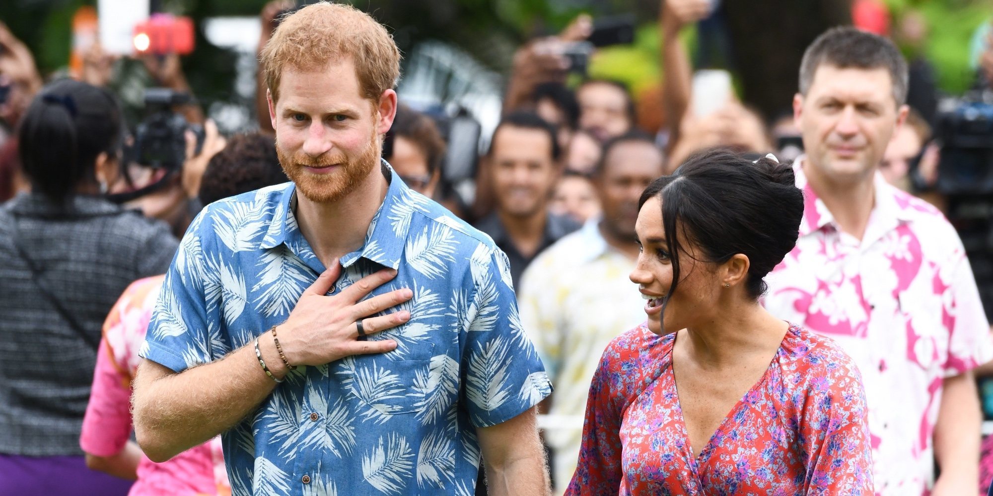 Meghan Markle abandona un mercado de Fiji por un problema de seguridad