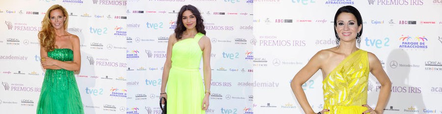 Paula Vázquez, Marta Fernández, Mar Saura y Silvia Jato brillan en los Premios Iris 2012