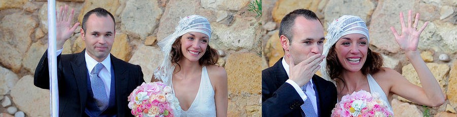 La romántica boda de Andrés Iniesta y Anna Ortiz en el Castillo de Tamarit revoluciona Altafulla