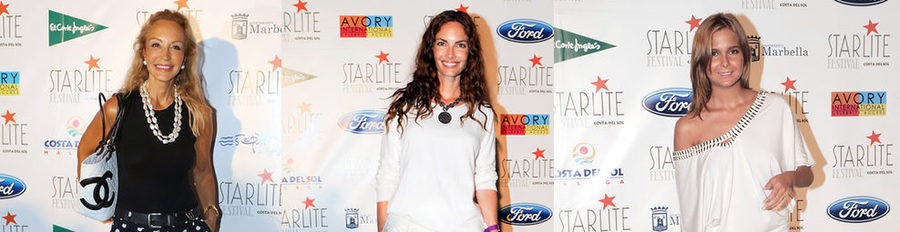 Eugenia Silva, Natalia Sánchez y Carmen Lomana bailan a ritmo de Miguel Bosé en el Festival Starlite 2012