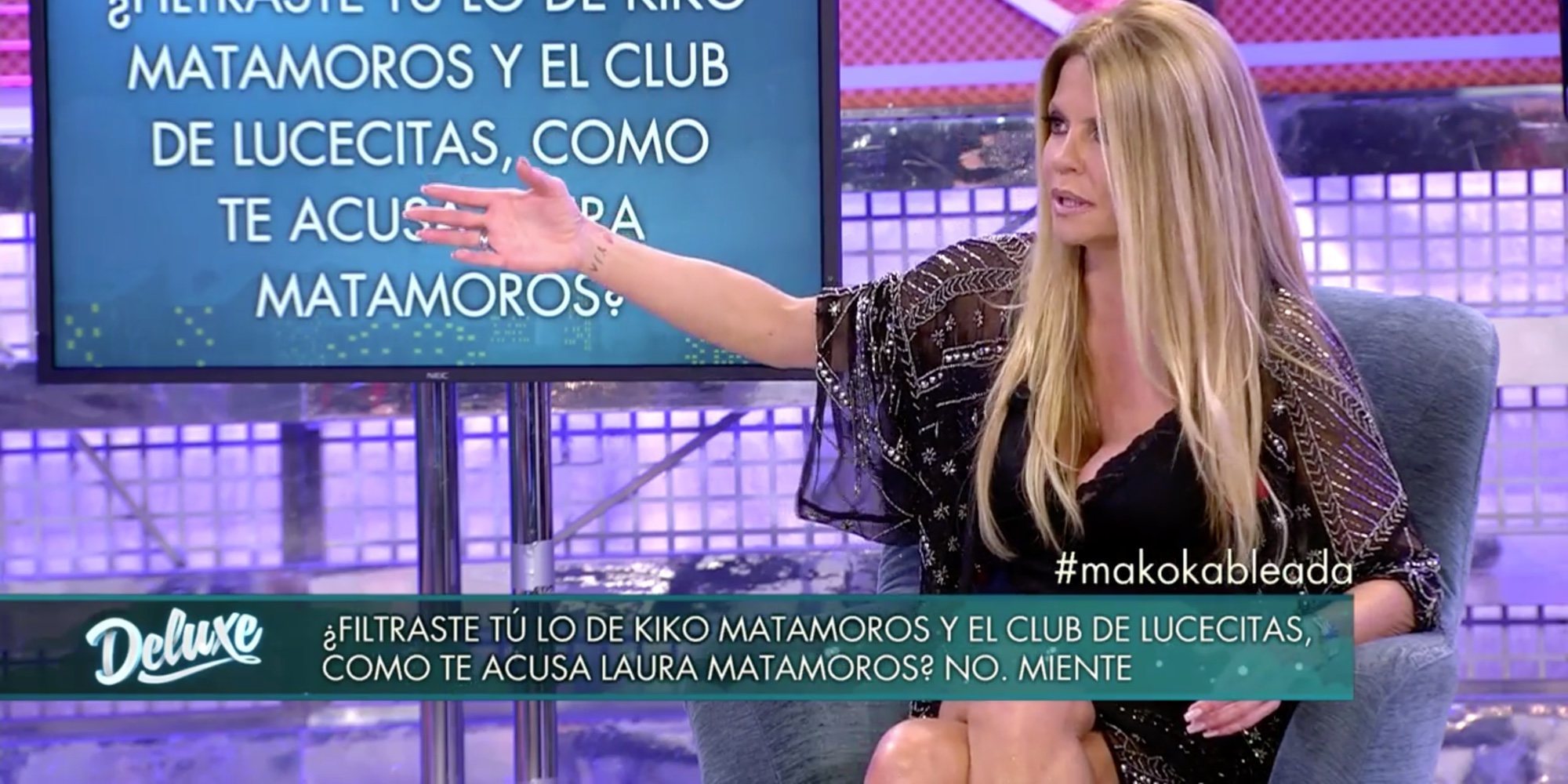 Makoke revela que Laura Matamoros filtró información sobre Kiko Matamoros en el club de 'lucecitas'