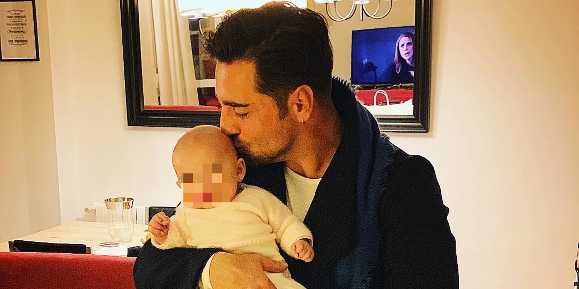 David Bustamante recuerda cuando su hija Daniella era un bebé al conocer a la hija de unos amigos