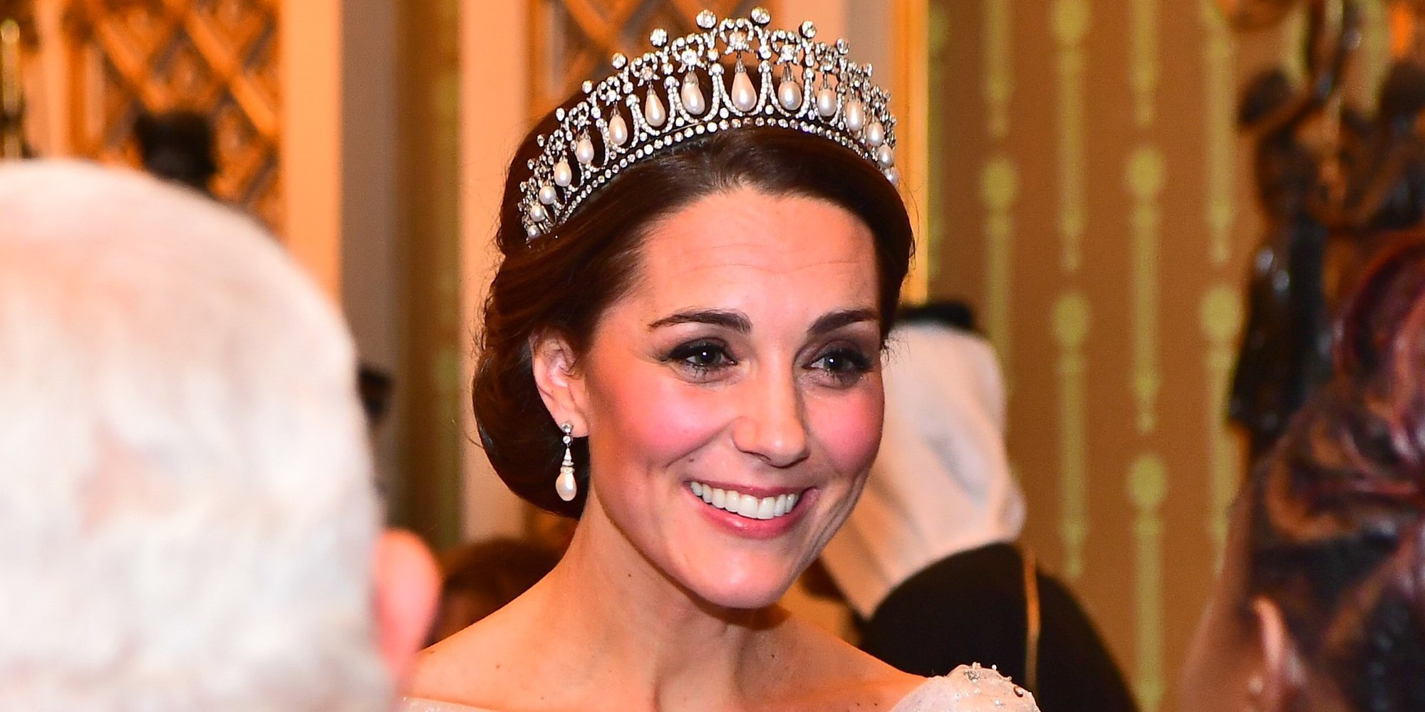 Kate Middleton reina en la recepción al Cuerpo Diplomático con la tiara favorita de Lady Di