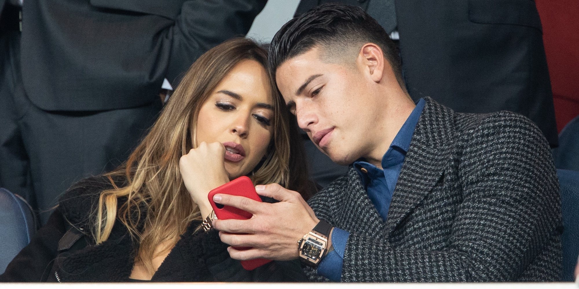 James Rodríguez y Shanon de Lima consolidan su relación en la Copa de Libertadores