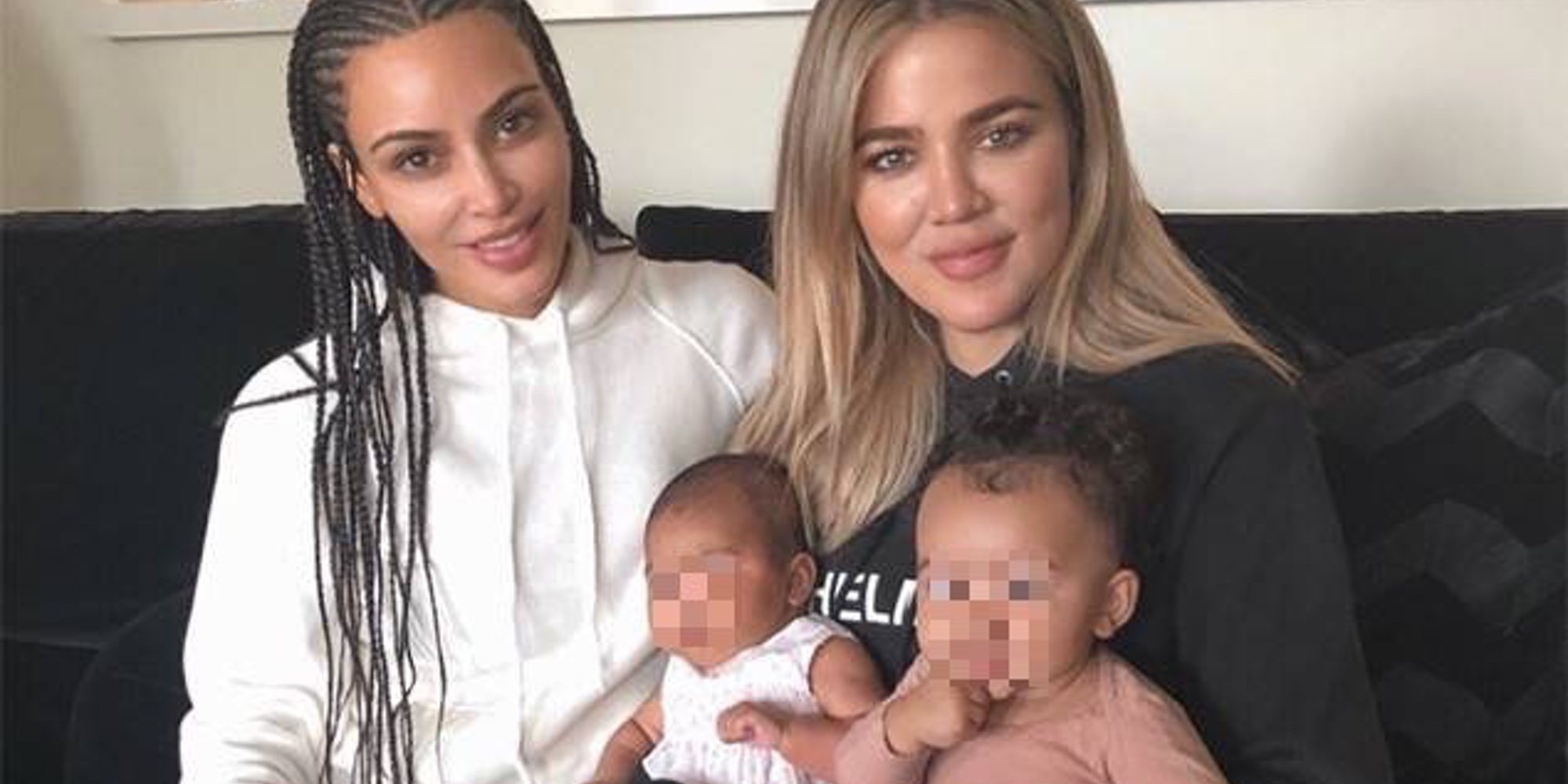 Khloe Kardashian defiende a Kim Kardashian después de que un fan dijese que Chicago no es su hija biológica