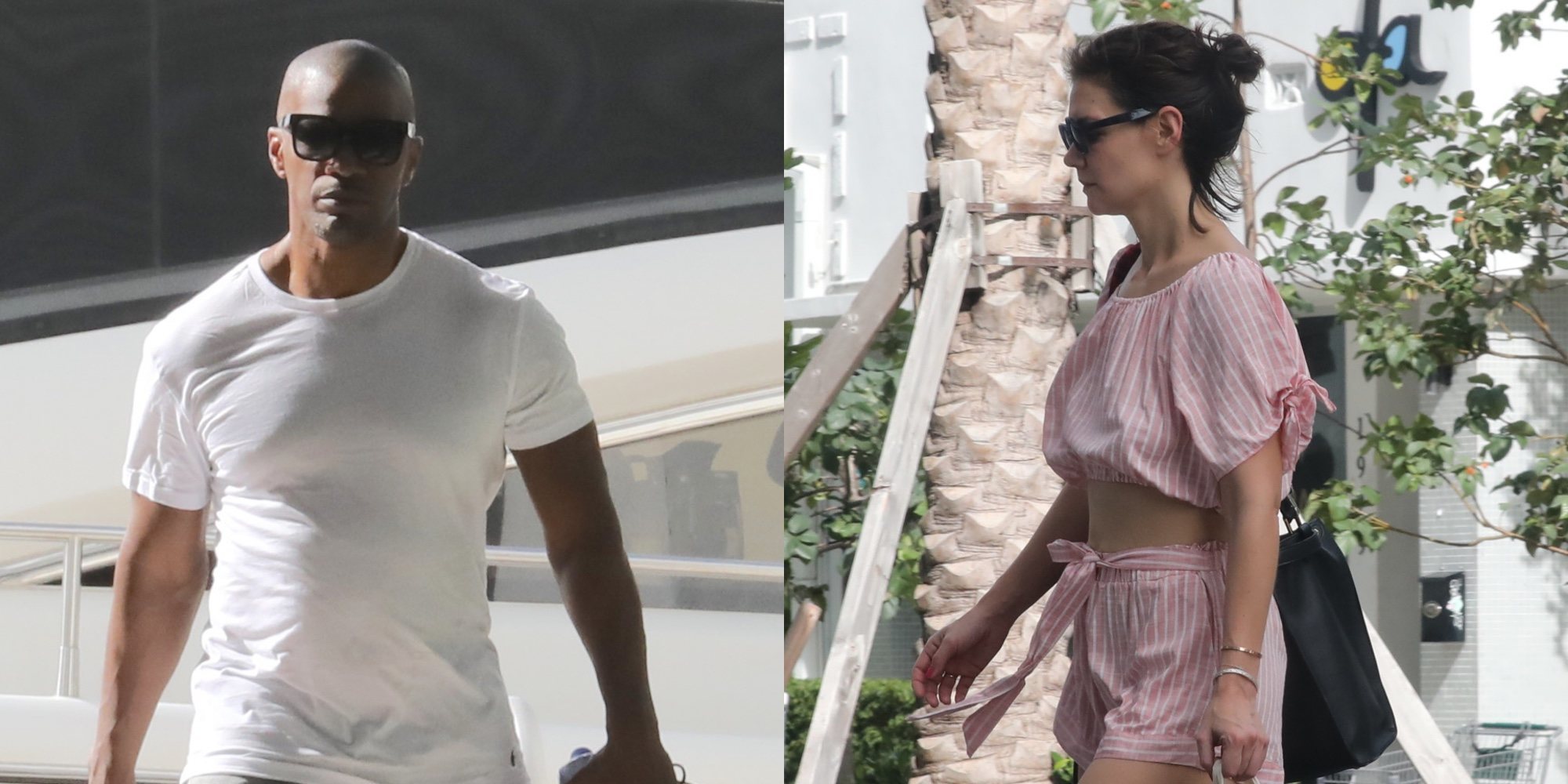 La divertida noche de Katie Holmes y Jamie Foxx en un yate de lujo