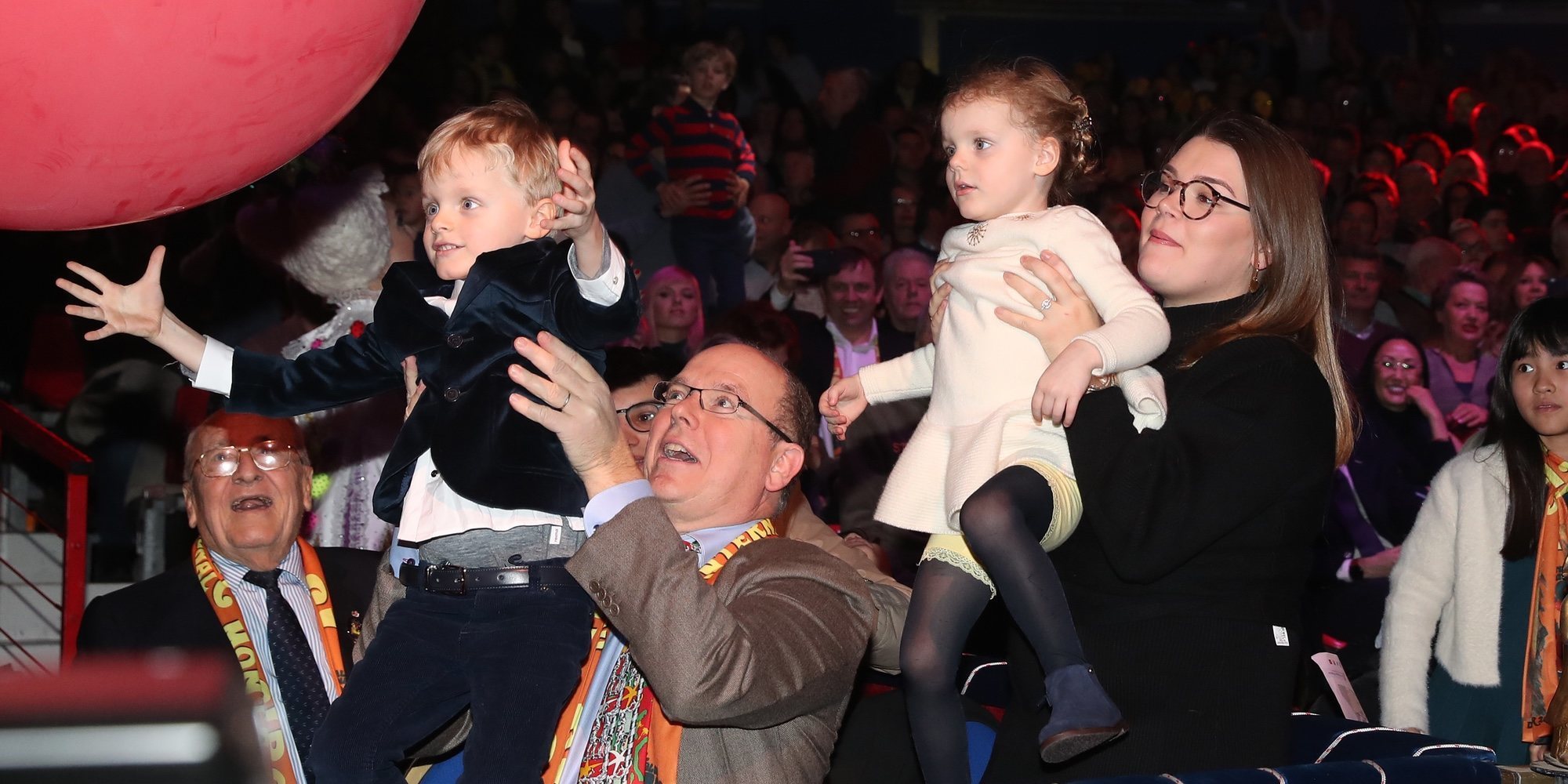 Los Príncipes Jacques y Gabriella de Mónaco, protagonistas de una jornada de circo en Montecarlo