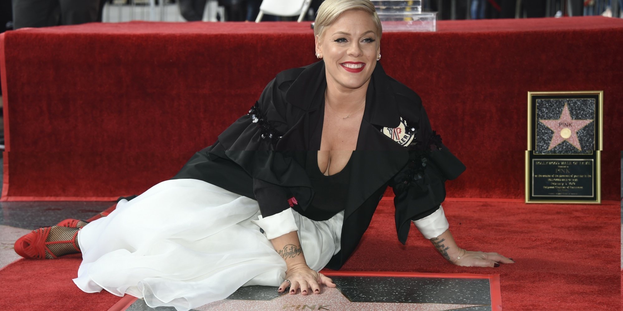 La emoción de Pink al recibir su estrella en el Paseo de la Fama de Hollywood: "Siento que estoy soñando"