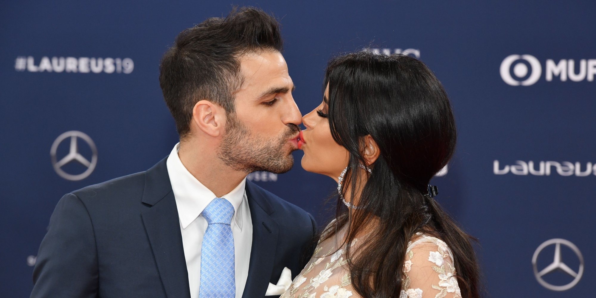 Daniella Semaan, Cesc Fàbregas y otras parejas que se pusieron románticas en los Premios Laureus 2019