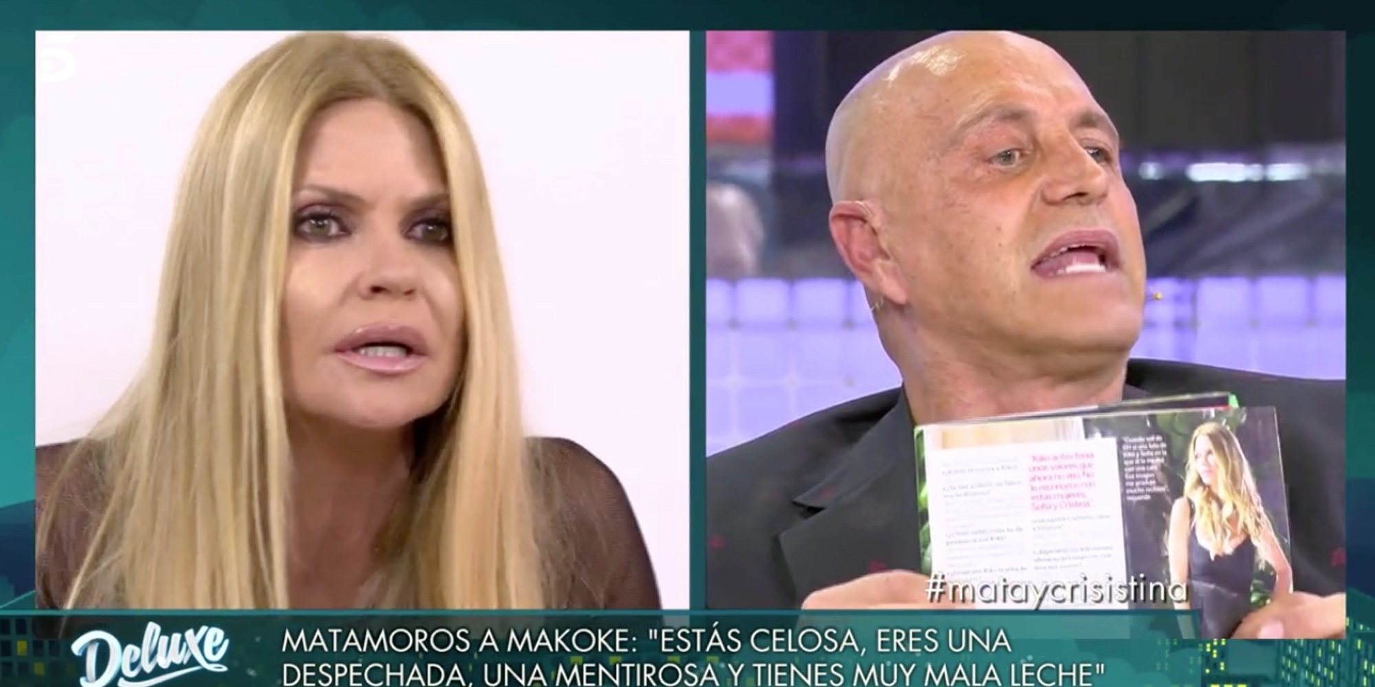 Así ha sido el duro reencuentro de Kiko Matamoros y Makoke en un plató tras su divorcio: insultos y reproches