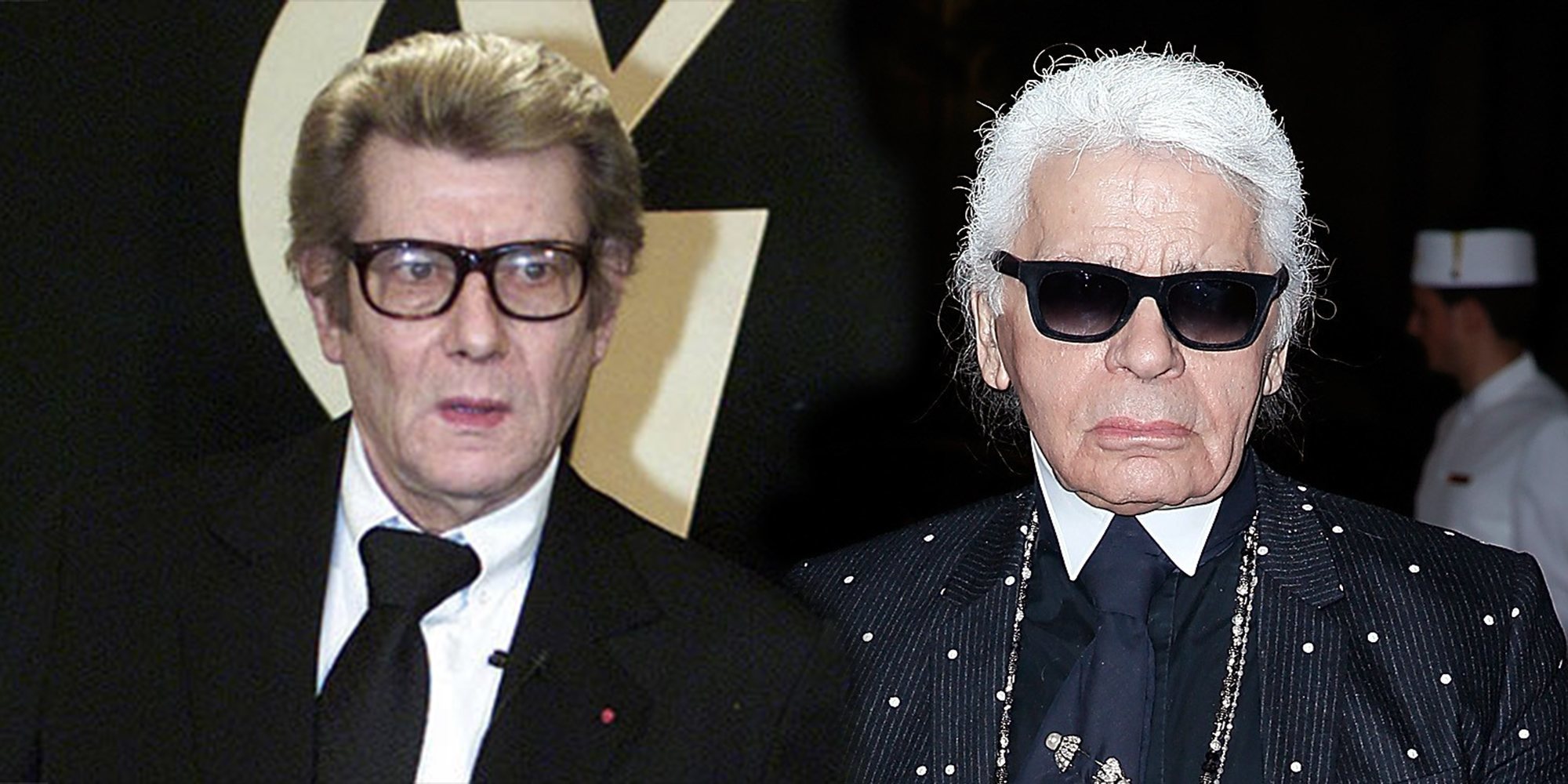 Enemigos Íntimos: Karl Lagerfeld e Yves Saint Laurent, dos genios de la moda enfrentados por 'el ángel negro'