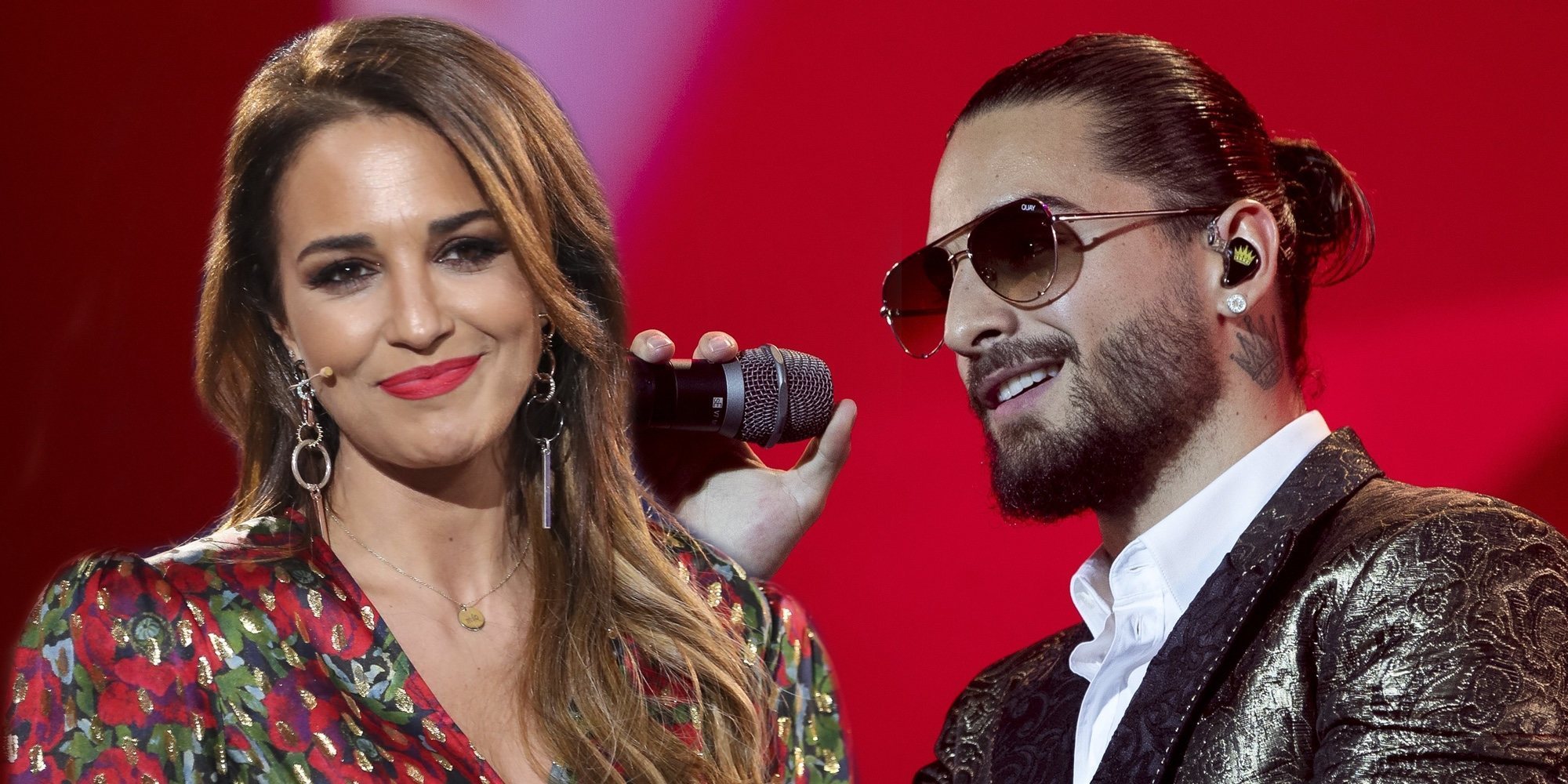 Paula Echevarría recibe un ramo de rosas de Maluma con un misterioso mensaje