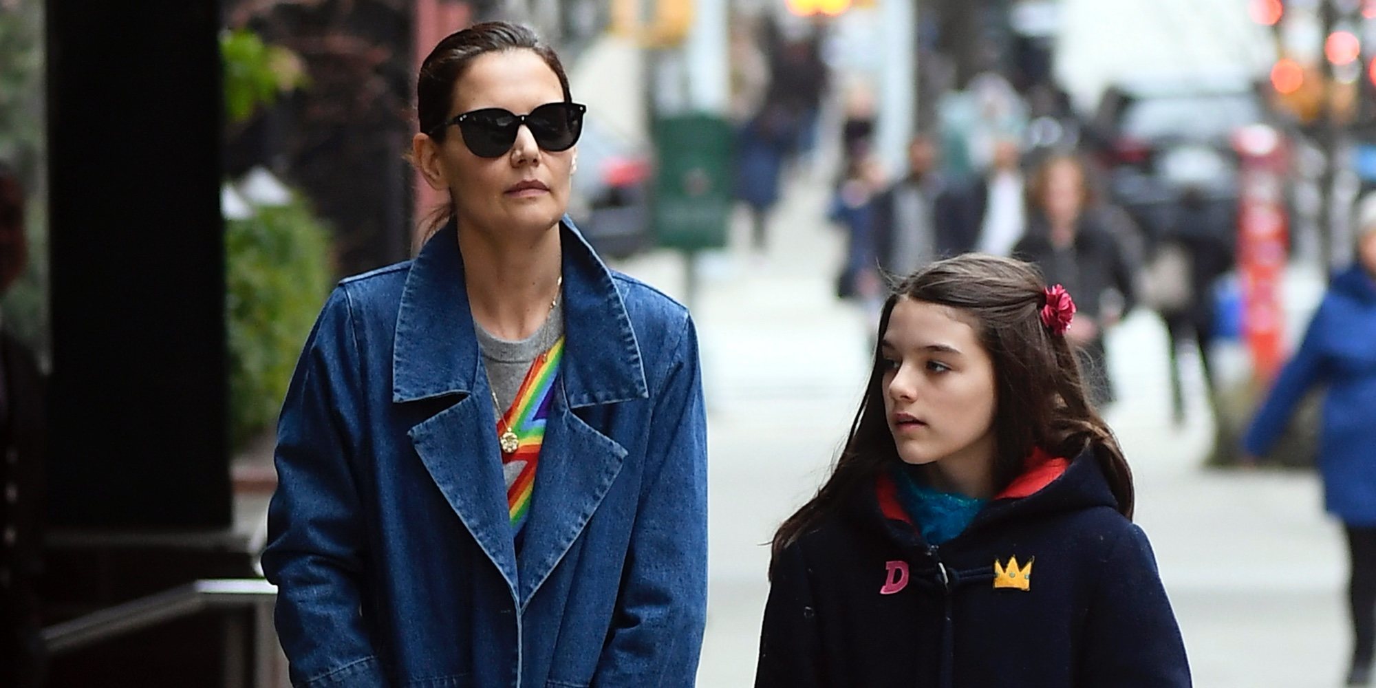 La surrealista bronca de Katie Holmes a su hija, Suri Cruise, por unos yogures que vio Almudena Ariza