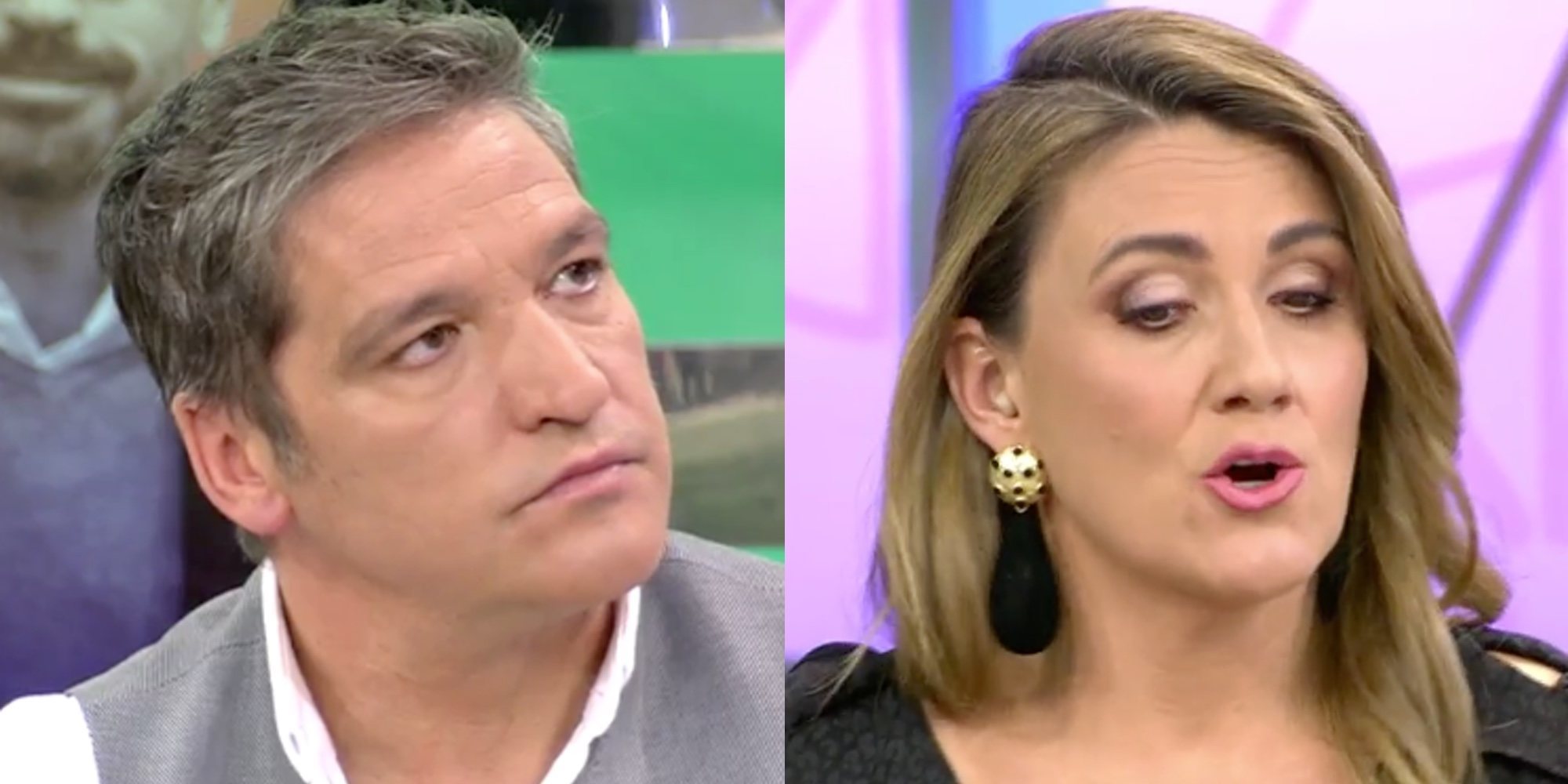 Carlota Corredera, muy enfadada por la actitud de Gustavo González : "No me gusta nada esta basura"