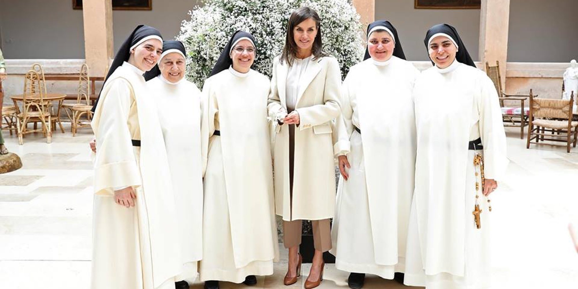 La visita sorpresa de la Reina Letizia a las monjas dominicas de Lerma