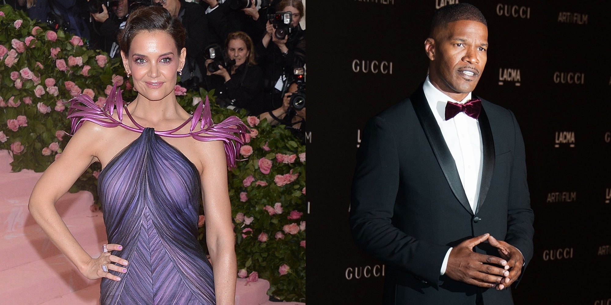 Katie Holmes y Jamie Foxx hacen pública su relación en la gala de los MET