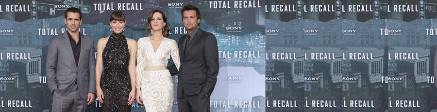 Colin Farrell, Jessica Biel, Kate Beckinsale y Len Wiseman estrenan 'Desafío total' en Berlín