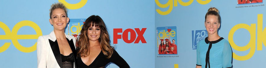 Lea Michele, Chris Colfer, Chord Overstreet y Kate Hudson presentan la cuarta temporada de 'Glee'