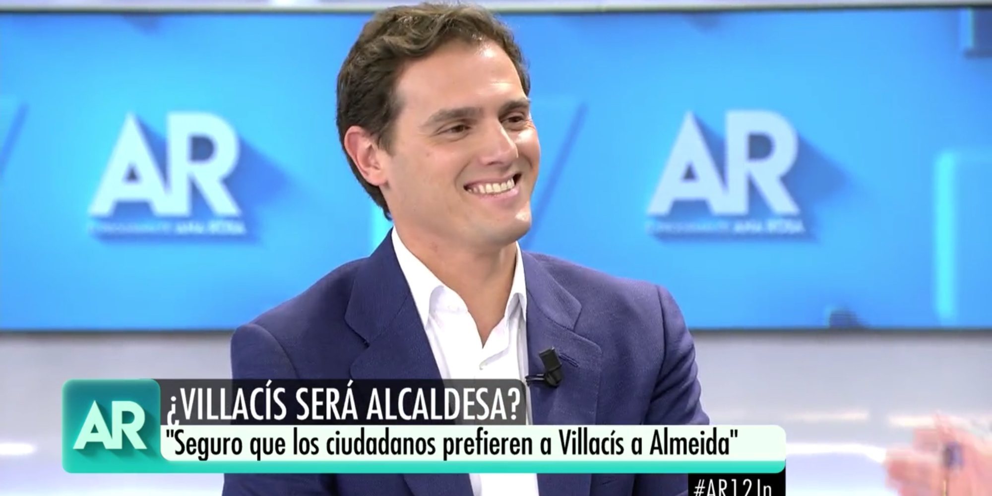 La cara de felicidad de Albert Rivera al ser preguntado por sus primeras fotografías junto a Malú