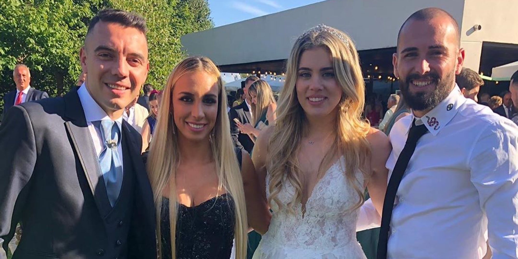 Iago Aspas y Jennifer Rueda se han casado en Pontevedra, la otra boda futbolística del 15 de junio