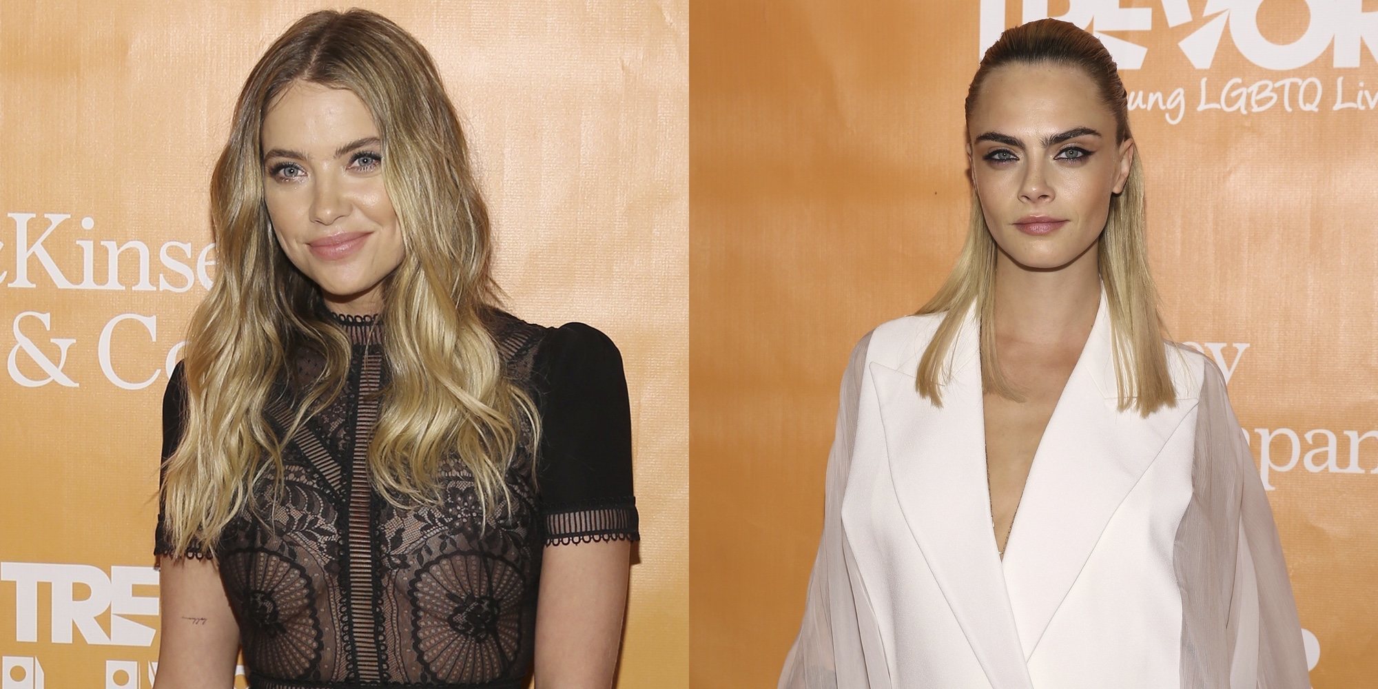 Cara Delevingne se sincera sobre su relación con Ashley Benson en la gala anual de Trevor LIVE New York