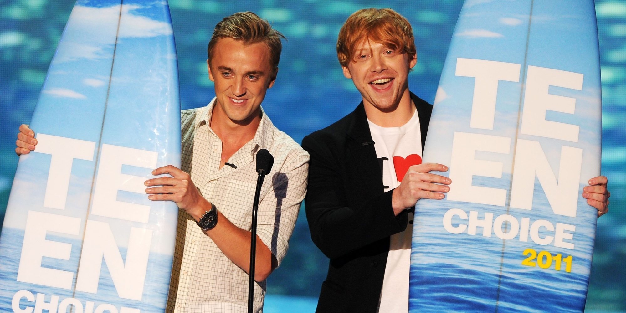 Tom Felton bromea con que Harry Potter estuviera enamorado de Draco Malfoy