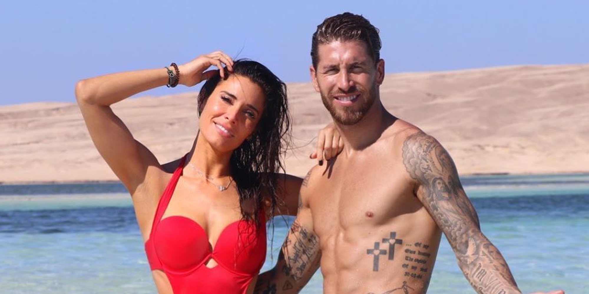 Pilar Rubio y Sergio Ramos acaban su luna de miel con sus hijos en un increíble parque acuático en Egipto