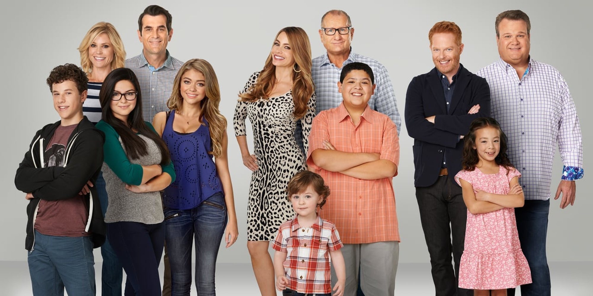 Sofía Vergara se despide de 'Modern Family' enseñando el antes y el después de sus protagonistas