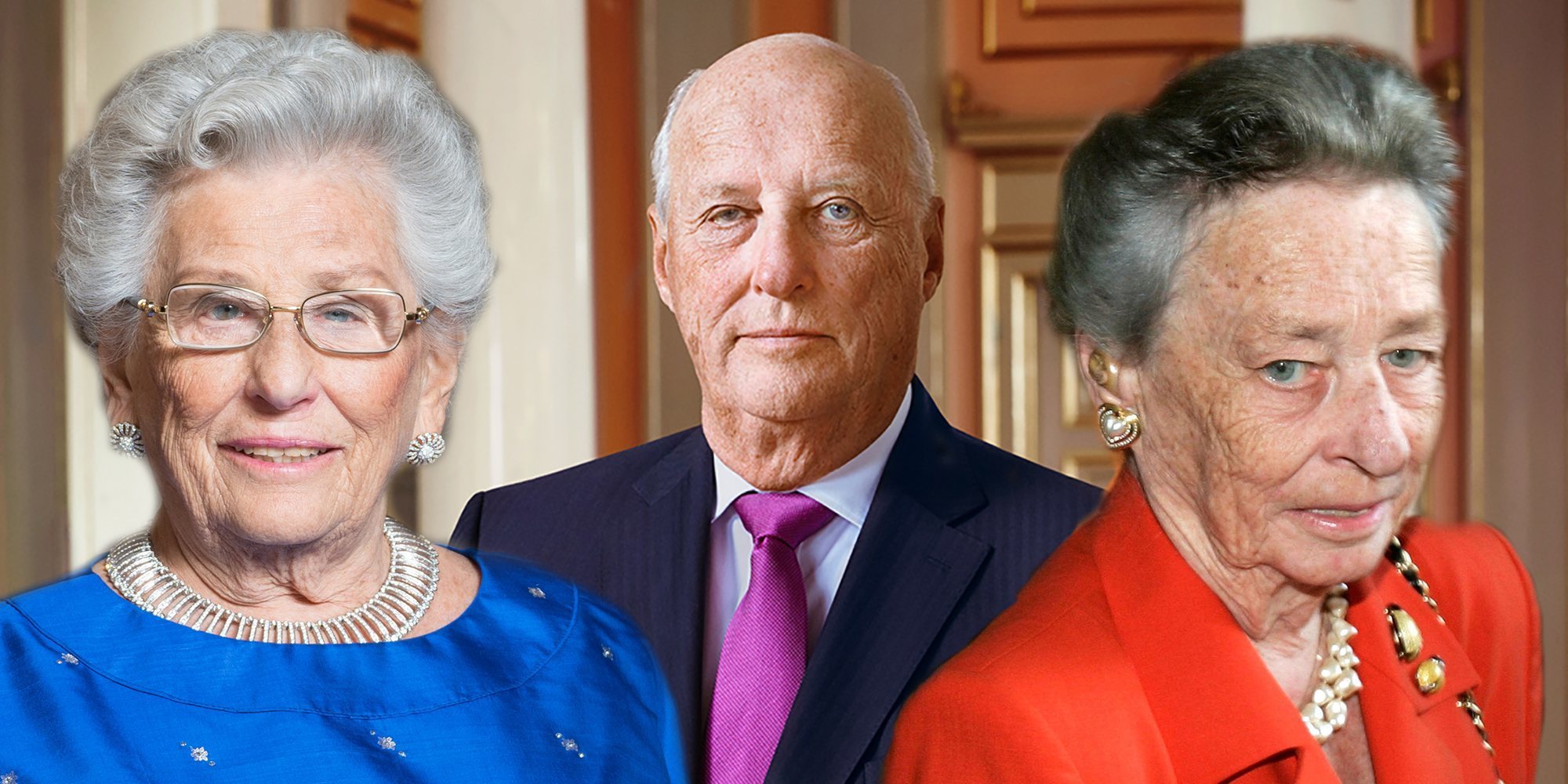 Así son y así se llevan el Rey Harald de Noruega y sus hermanas, la Princesa Astrid y la Princesa Ragnhild