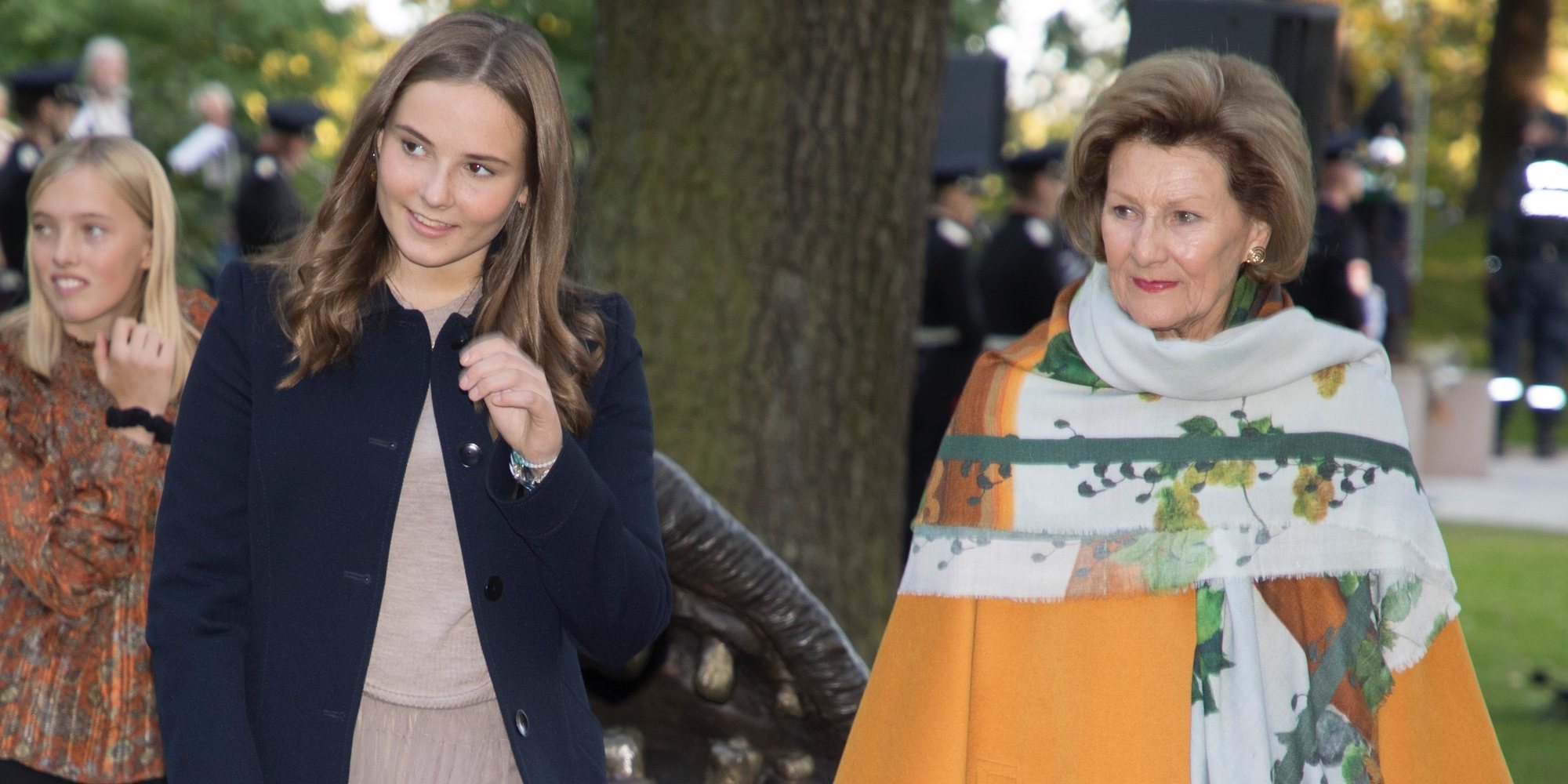 Ingrid Alexandra de Noruega, de acto oficial con la Reina Sonia mientras Haakon y Mette-Marit visitan Hjerkinn