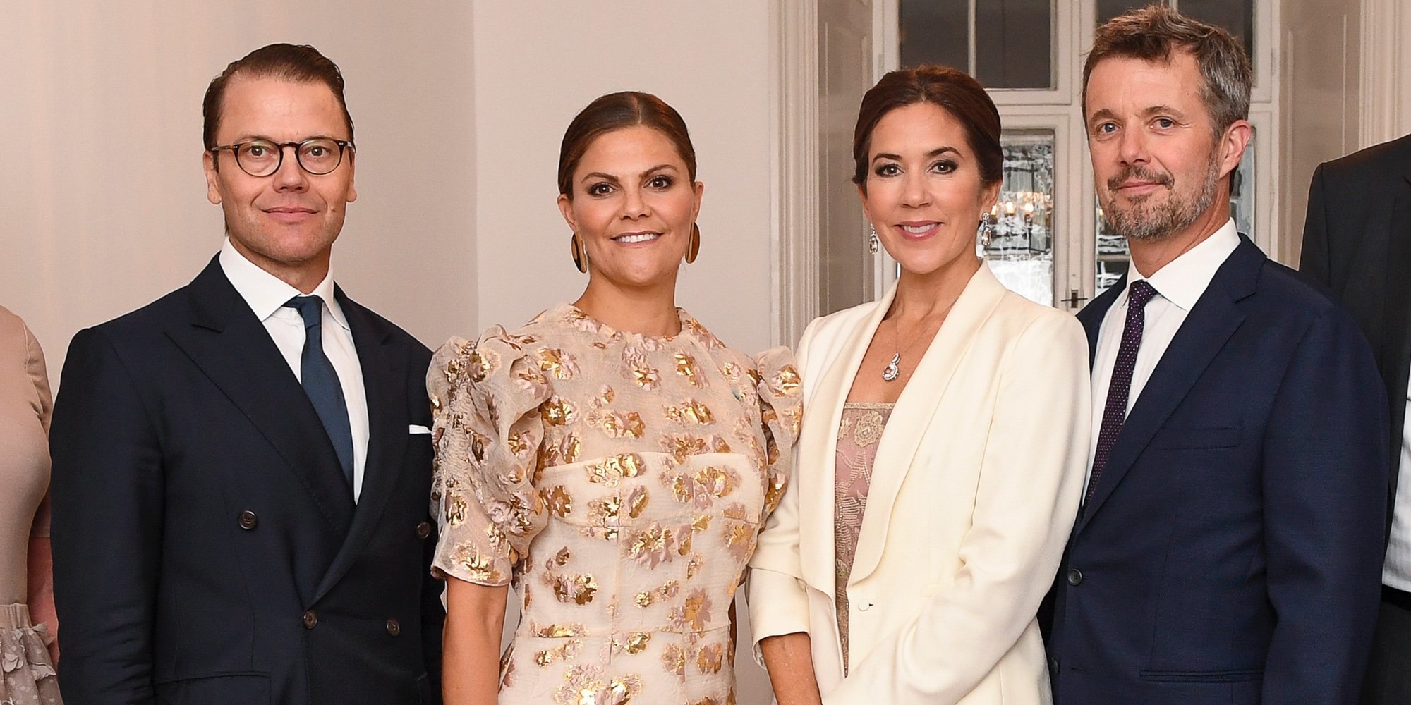 La complicidad de Federico y Mary de Dinamarca con Victoria y Daniel de Suecia en su encuentro oficial