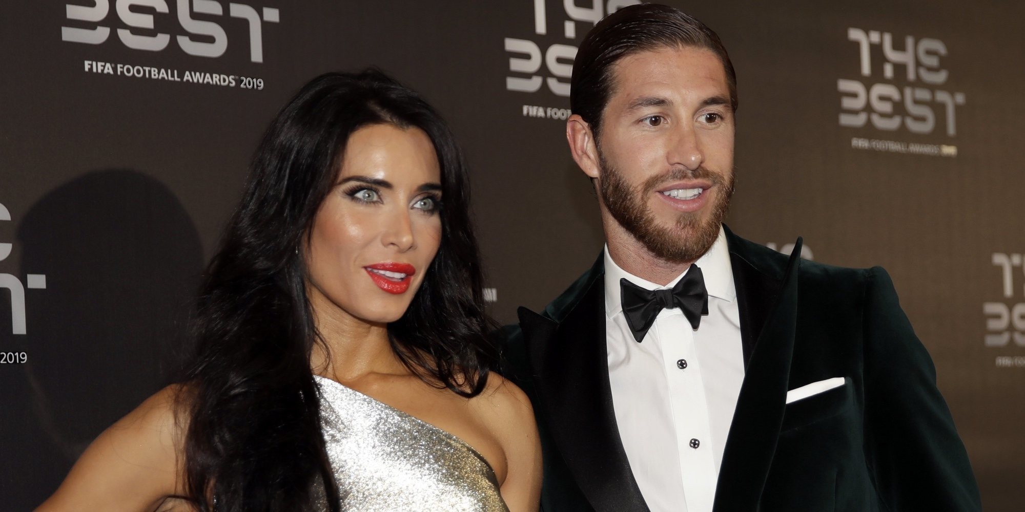 Pilar Rubio y Sergio Ramos brillan en la gala de los Premios The Best 2019