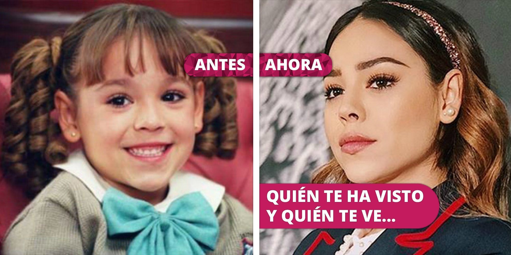 Así ha cambiado Danna Paola: De su debut en las telenovelas 'Rayito de luz' y 'María Belén' a su adulta Lu en 'Élite'