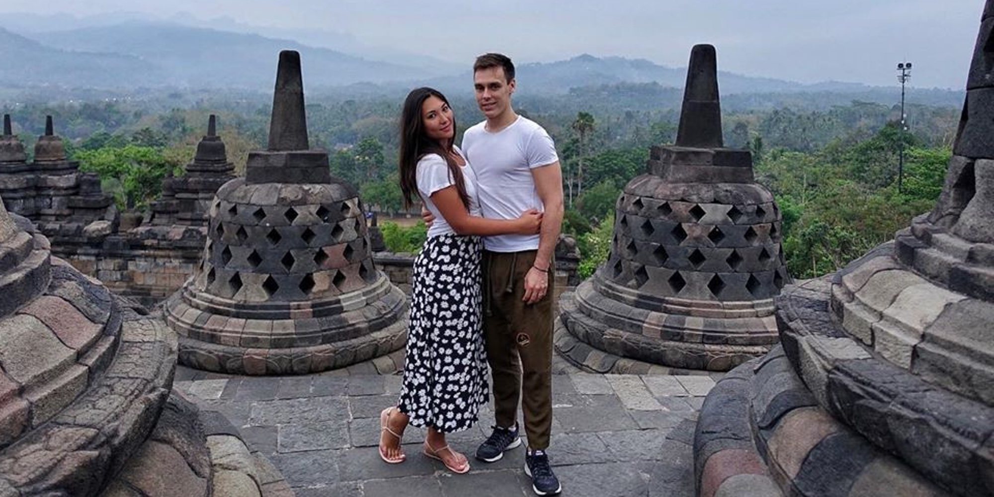 Louis Ducruet y Marie Chevallier disfrutan de una segunda luna de miel por Indonesia