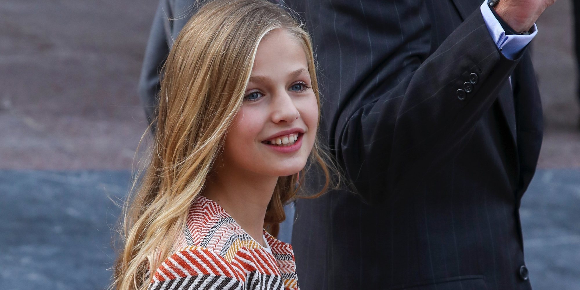 La felicidad de la Princesa Leonor en su recibimiento en la Catedral de Oviedo