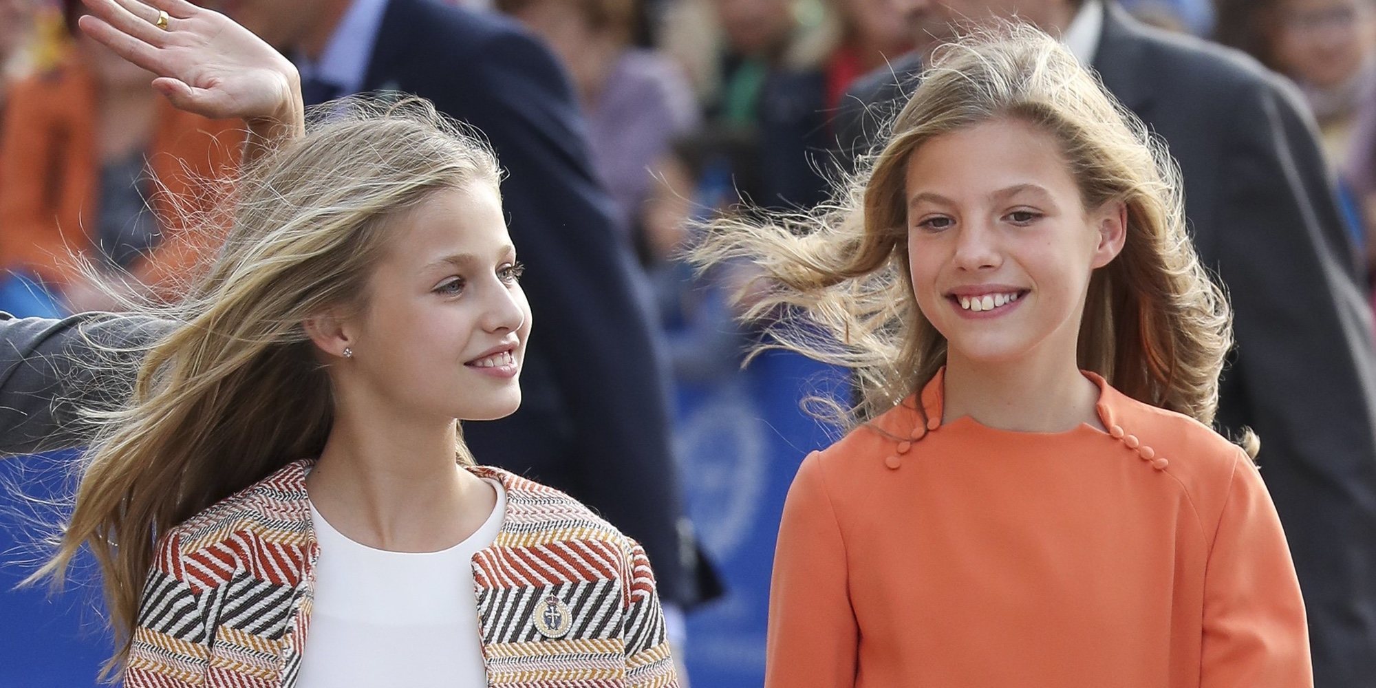 Baño de masas, anécdotas y una Princesa Leonor muy 'cantarina' en su debut durante su visita oficial a Oviedo