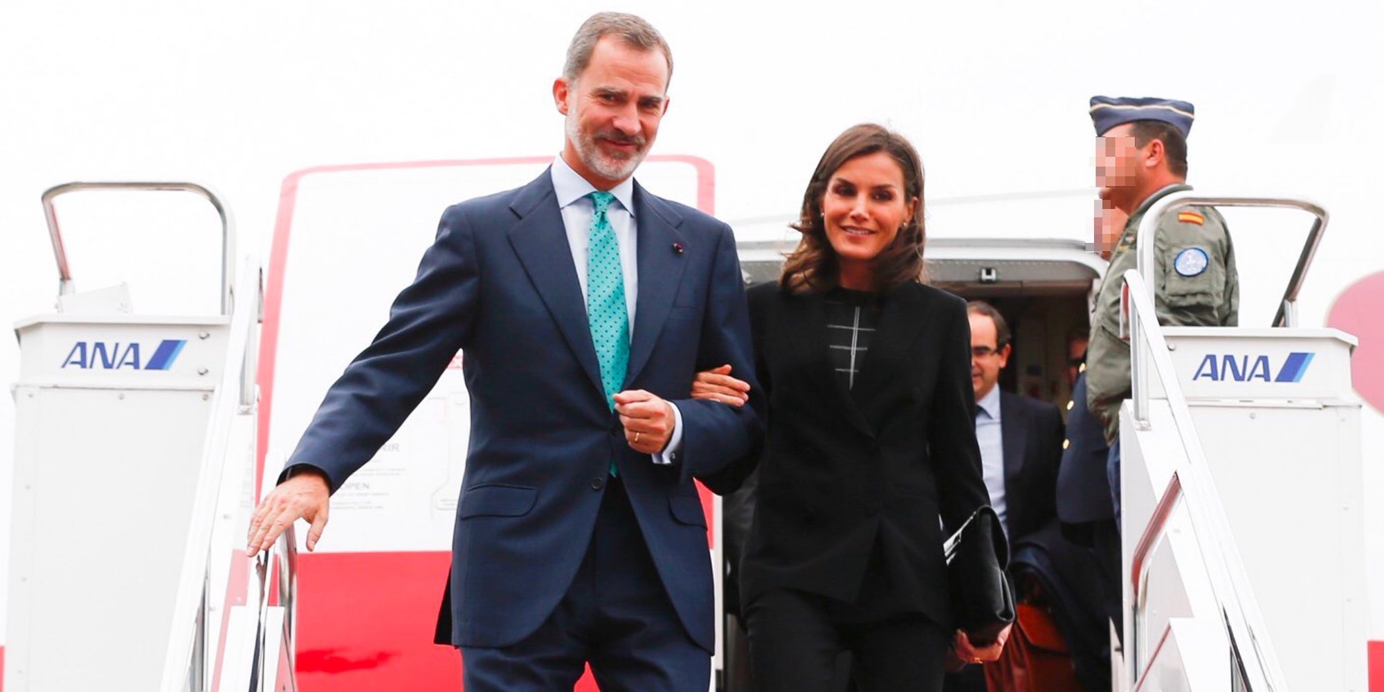 Los Reyes Felipe y Letizia llegan a Japón para la entronización del Emperador Naruhito de Japón