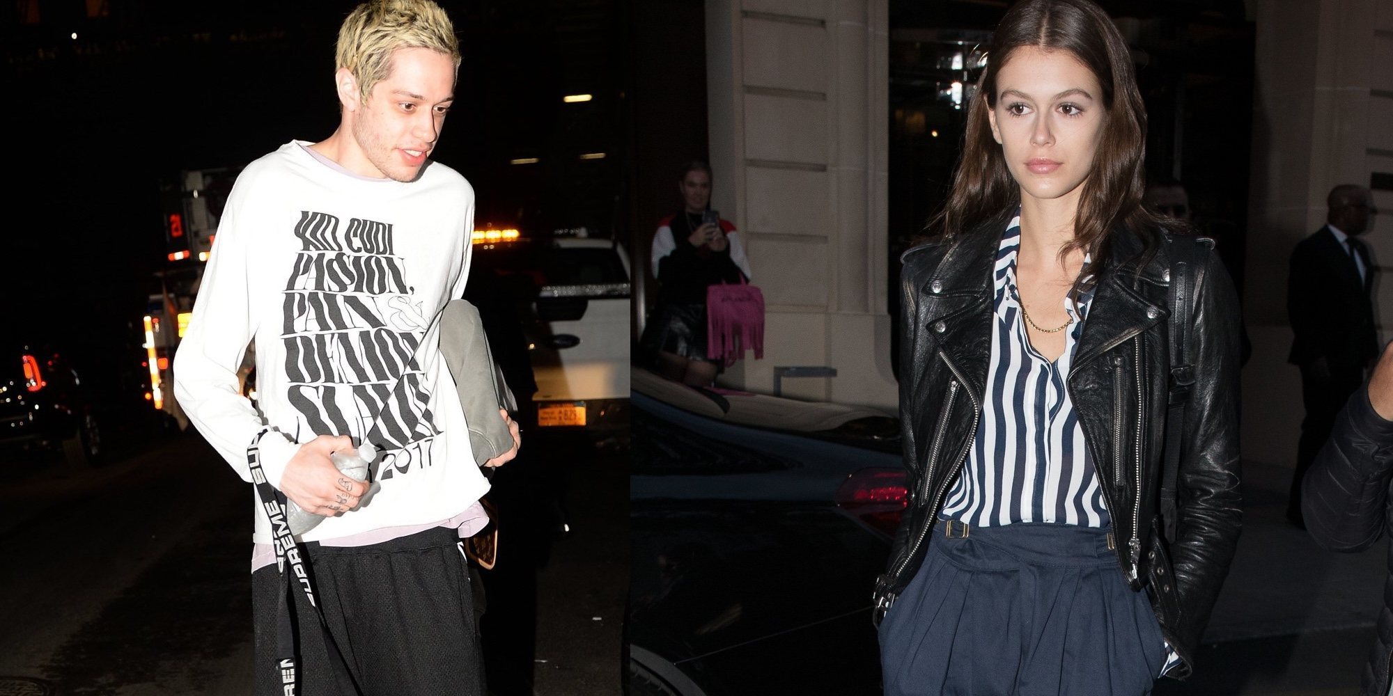 Pillan a Pete Davidson en una cita con Kaia Gerber tras verle salir de su apartamento