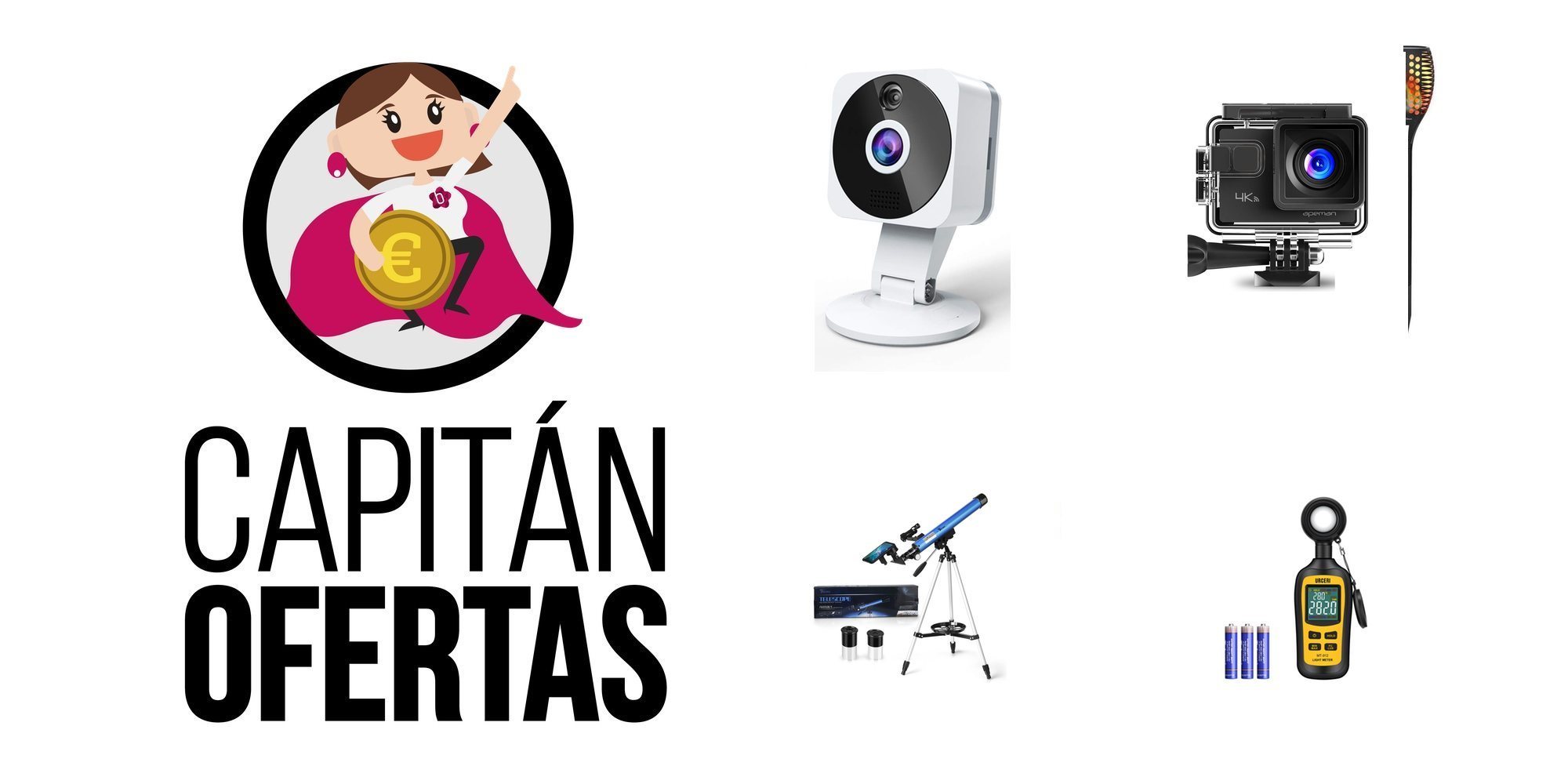 Capitán Ofertas te trae los mejores artículos en fotografía y vídeo