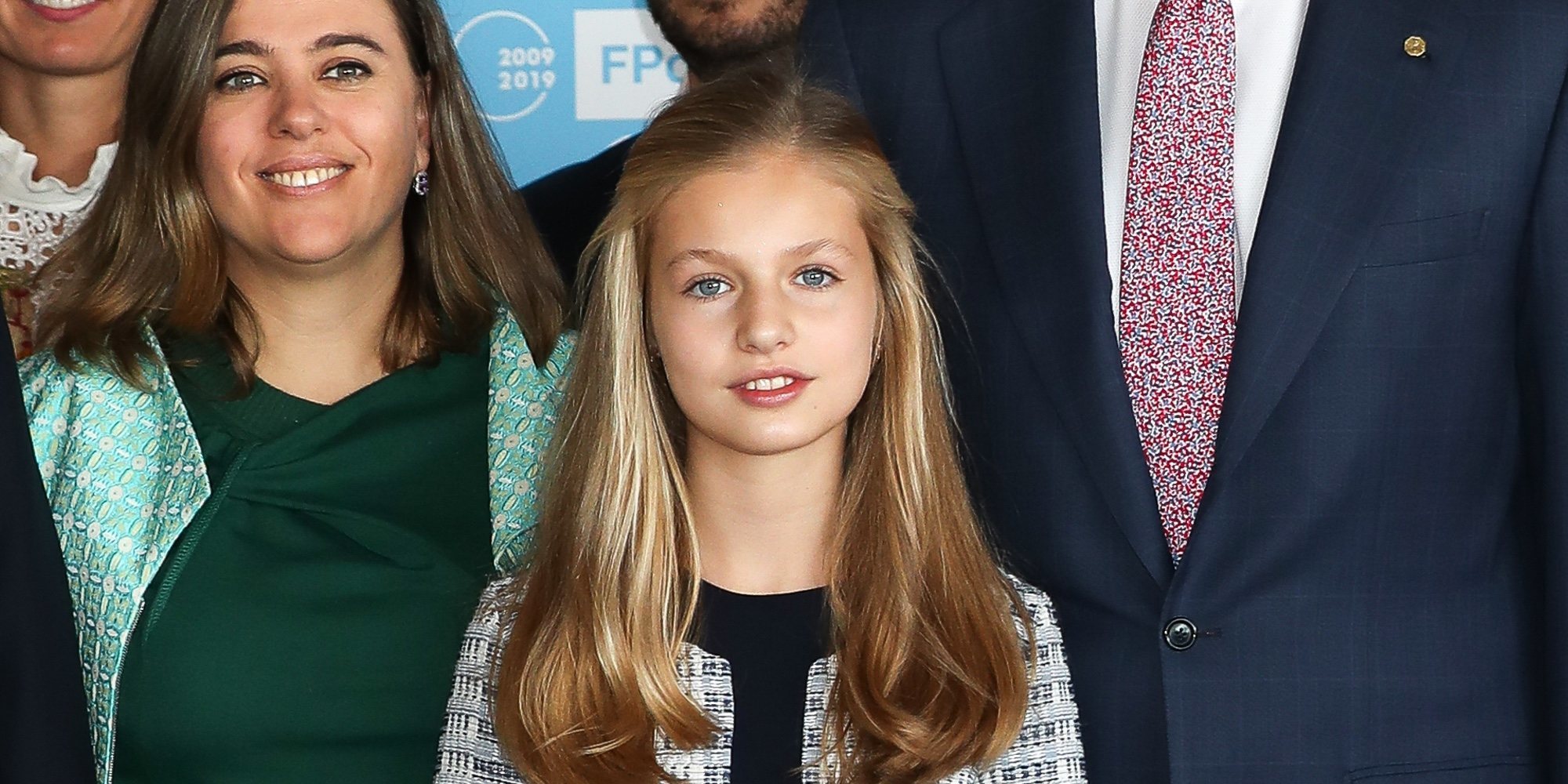 La Princesa Leonor recibe a los galardonados en los Princesa de Girona 2019 junto a los Reyes y la Infanta Sofía