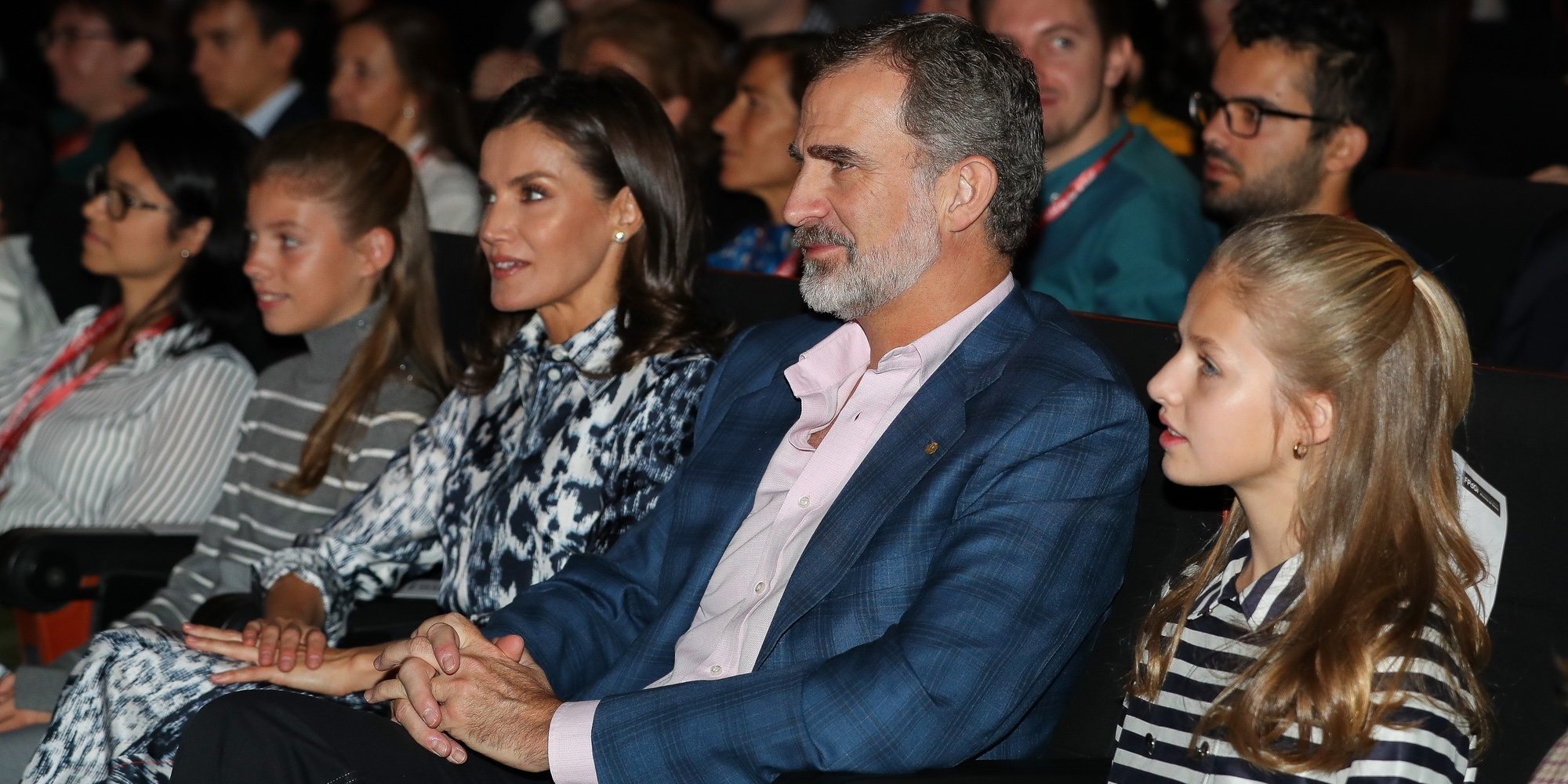 El 'corte' del Rey Felipe a la Reina Letizia al equivocarse en los actos finales de los Premios Princesa de Girona 2019