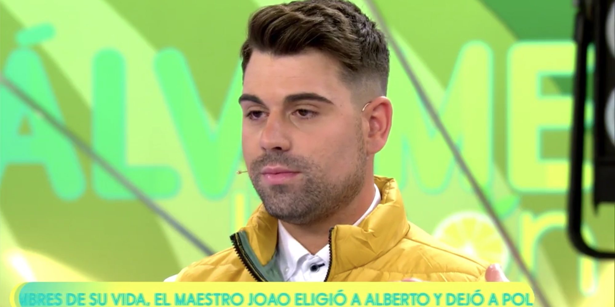 Alberto, el nuevo novio del Maestro Joao, sufre un vahído tras descubrirse su montaje